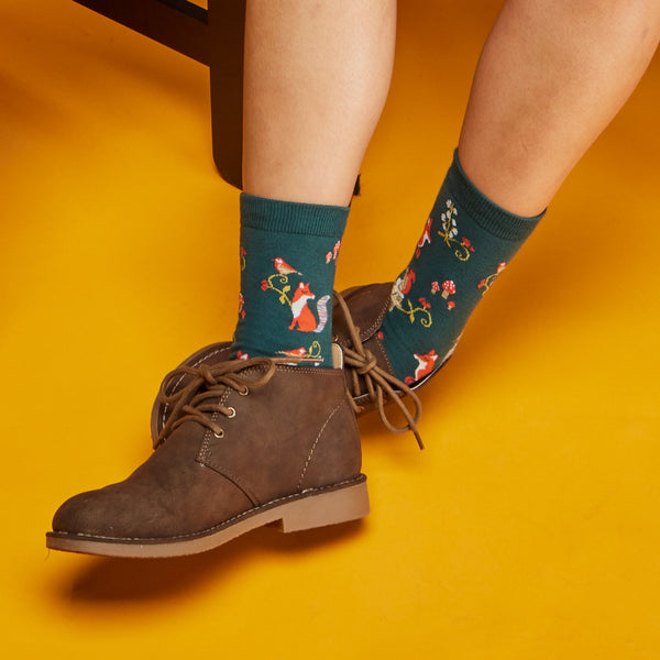 Sock It To Me Foxy I Think I Love You Crew Socks