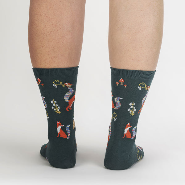 Sock It To Me Foxy I Think I Love You Crew Socks