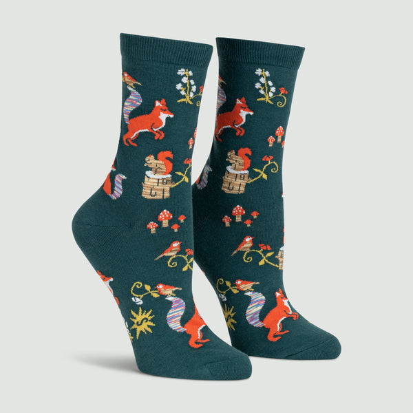 Sock It To Me Foxy I Think I Love You Crew Socks