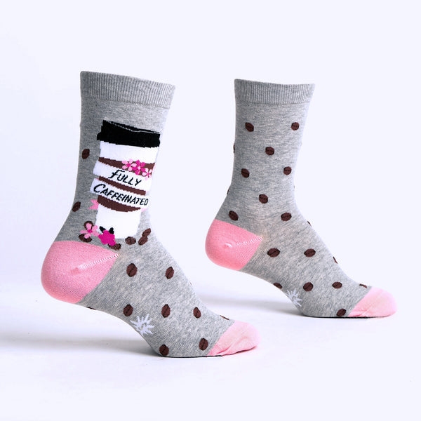 Sock It To Me Fully Caffeinated Crew Socks