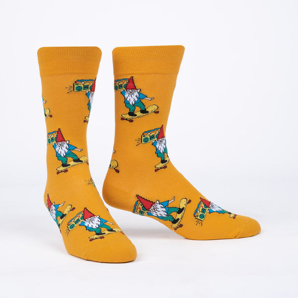 Sock It To Me Gnarly Gnome Crew Socks
