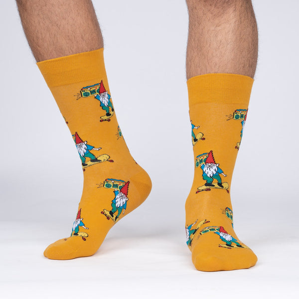 sock it to me Gnarly Gnome Crew Socks