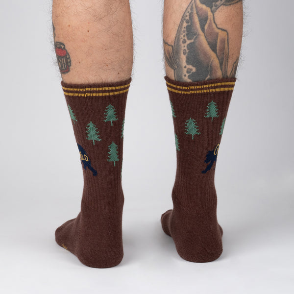 Sock It To Me Go Wild Ribbed Crew Socks