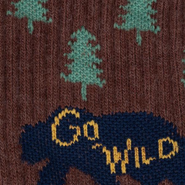 Sock It To Me Go Wild Ribbed Crew Socks