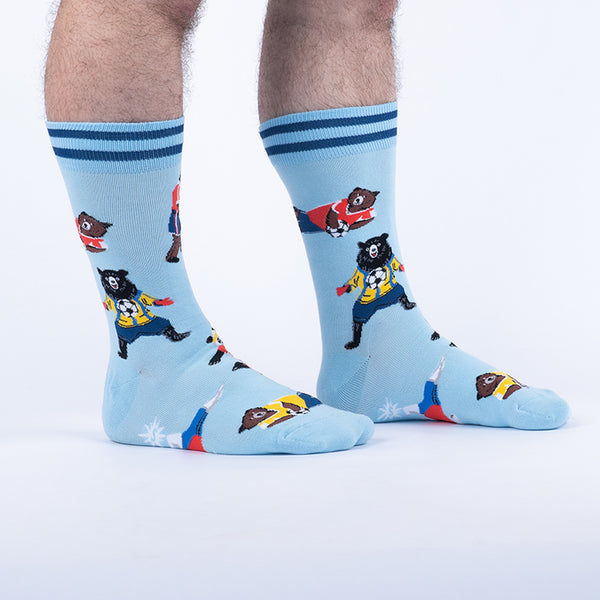 sock it to me Goooaaalll Crew Socks