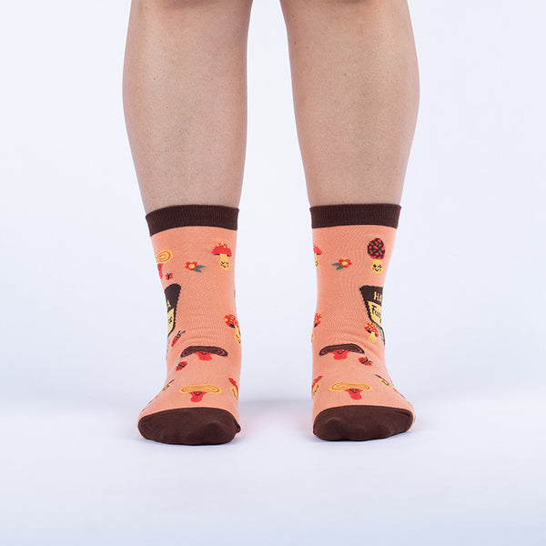 Sock It To Me Having A Fungi Time Crew Socks