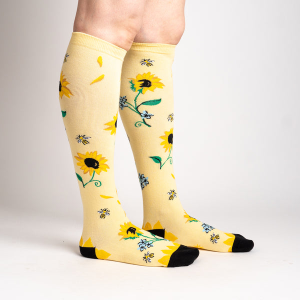 sock it to me Here Comes the Sun Knee High Socks