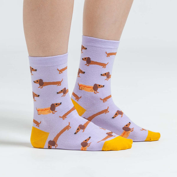 Sock It To Me Hot Dogs Crew Socks