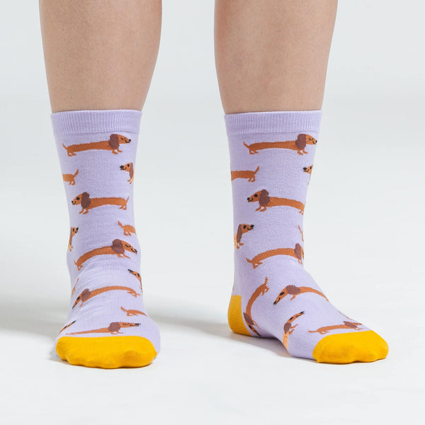 sock it to me Hot Dogs Crew Socks