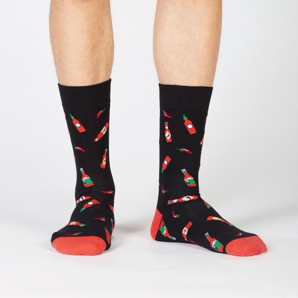 sock it to me Hot Sauce Men's Crew Socks