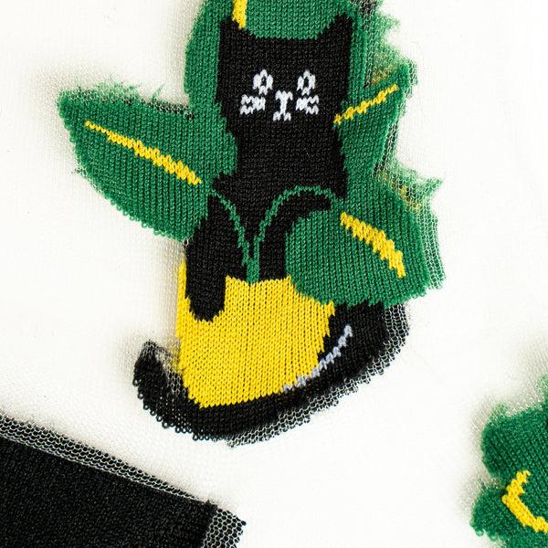 Sock It To Me I Do What I Want Sheer Crew Socks