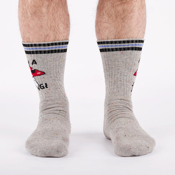Sock It To Me I'm A Fungi Ribbed Crew Socks