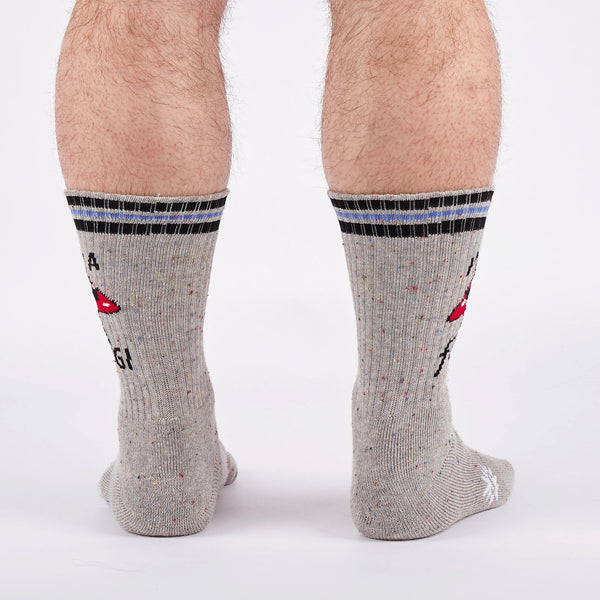 Sock It To Me I'm A Fungi Ribbed Crew Socks