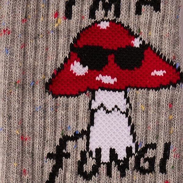 Sock It To Me I'm A Fungi Ribbed Crew Socks