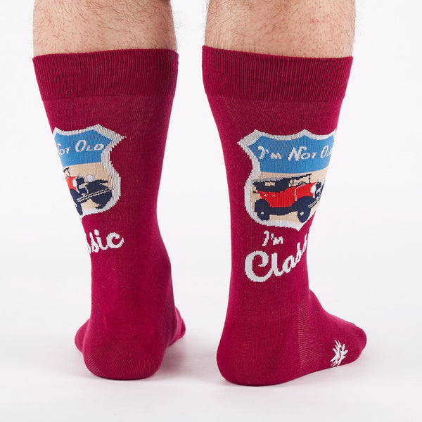 Sock It To Me I'm Not Old I'm Classic Crew Socks