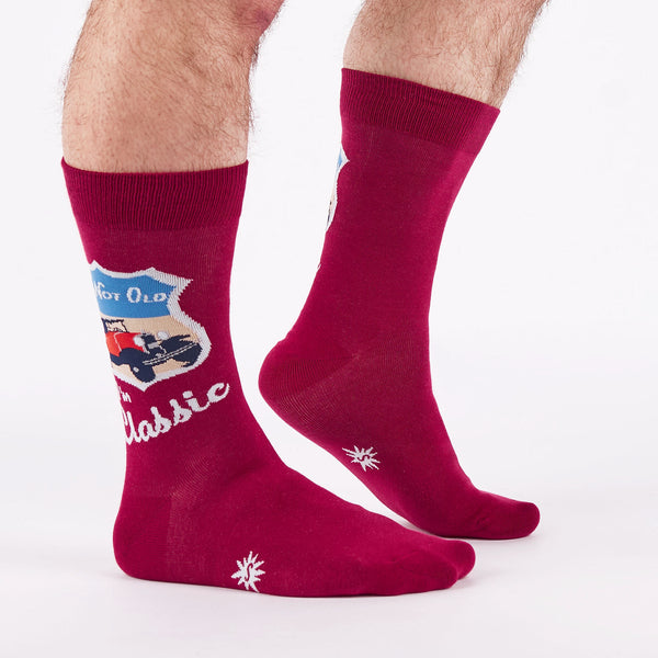 sock it to me I'm Not Old I'm Classic Crew Socks