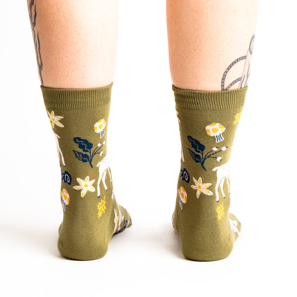 Sock It To Me I See You Over Deer Crew Socks