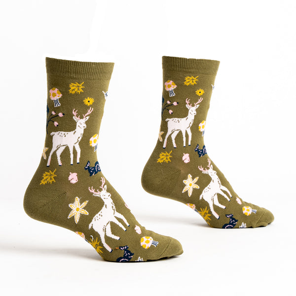 Sock It To Me I See You Over Deer Crew Socks