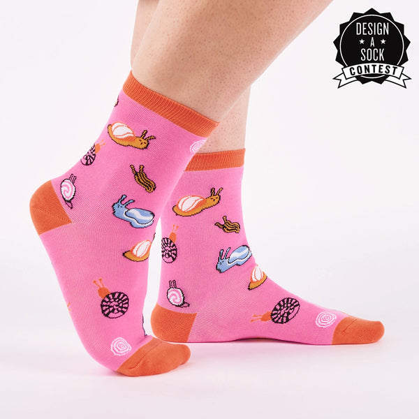 sock it to me Jelly Candy Snails Crew Socks
