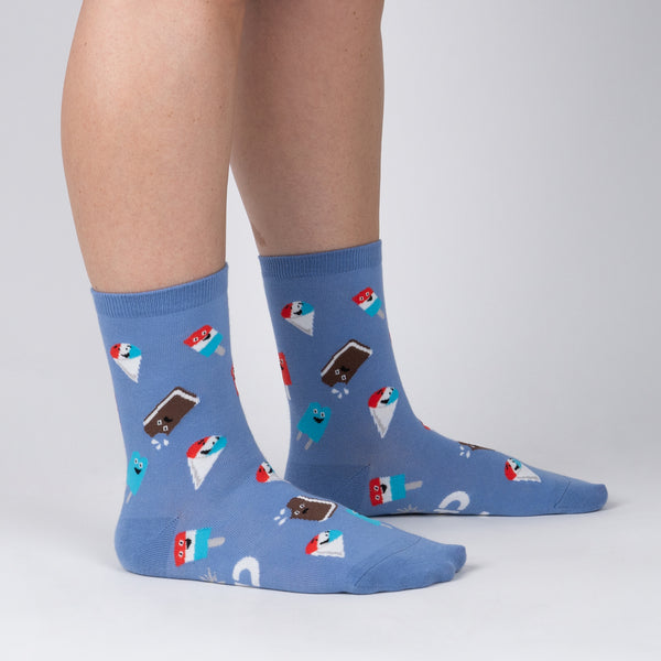 sock it to me Just Chillin' Crew Socks
