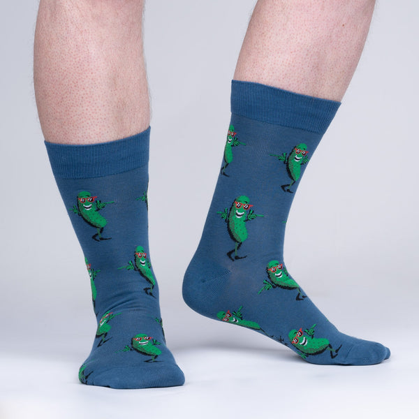 sock it to me Kind of a Big Dill Crew Socks