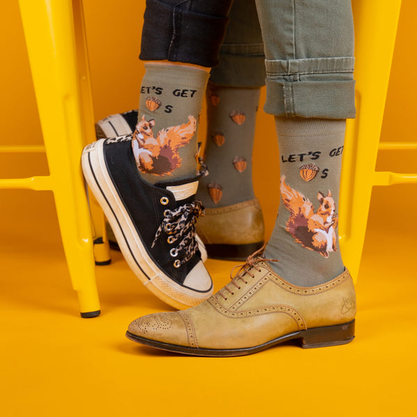Sock It To Me Let's Get Nuts Women's Crew Socks