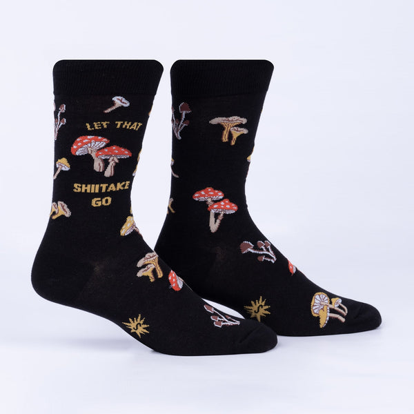 Sock It To Me Let That Shiitake Go Crew Socks