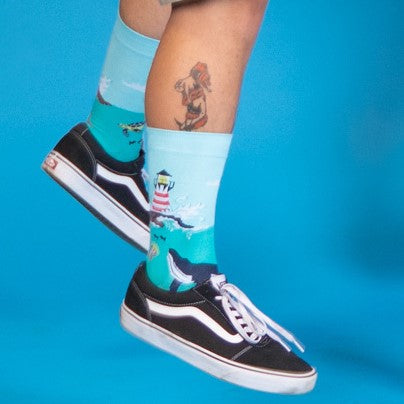Sock It To Me Light Up My Life Crew Socks