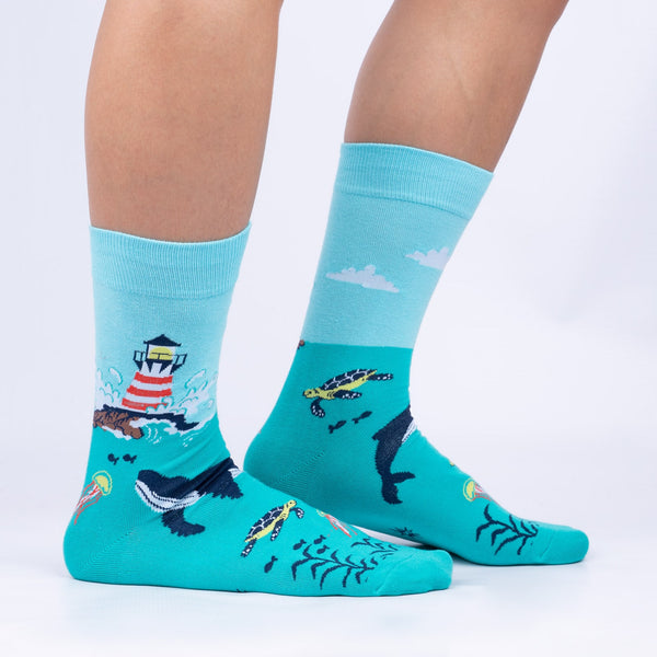 sock it to me Light Up My Life Crew Socks
