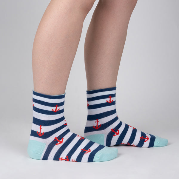 Sock It To Me Lil' Bit Salty Turn Cuff Socks