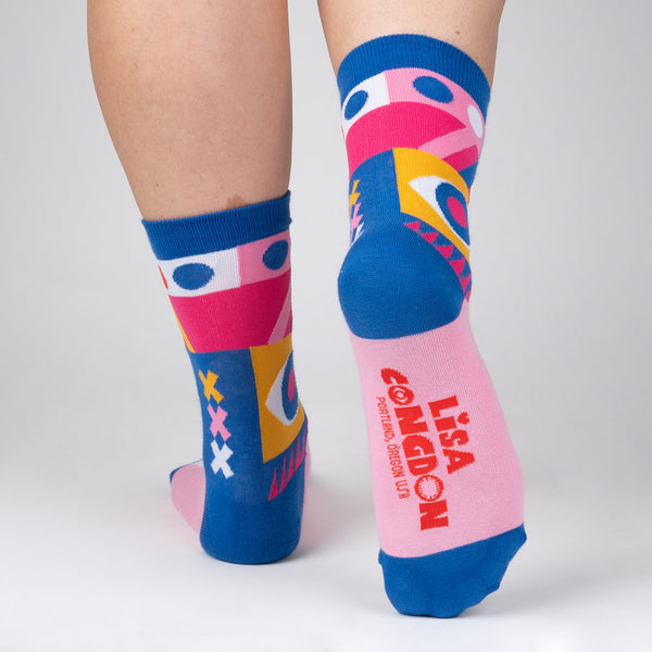 Sock It To Me Lisa's Quilt Crew Socks