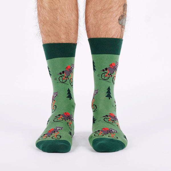 Sock It To Me Live Fast Eat Trash Crew Socks