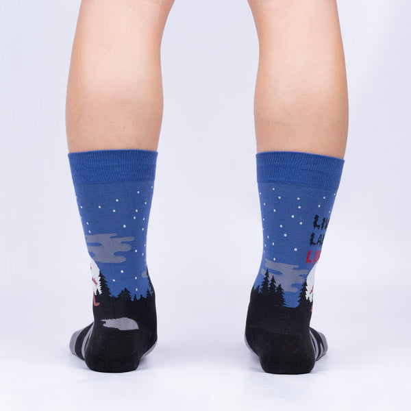 Sock It To Me Live Laugh Lurk Crew Socks