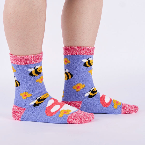 sock it to me Love You So Mush Slipper Socks