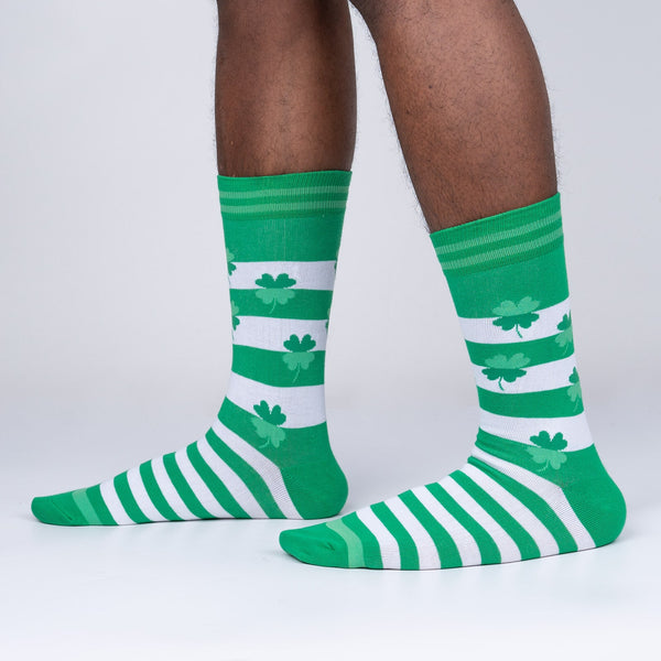 sock it to me Lucky You Crew Socks