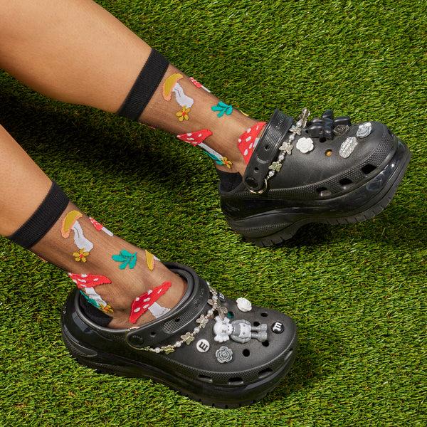 Sock It To Me Made Of Magic Sheer Crew Socks