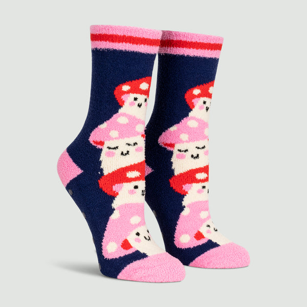 Sock It To Me Magic Mushrooms Slipper Socks