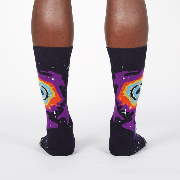 Sock It To Me Men's Helix Nebula Crew Socks