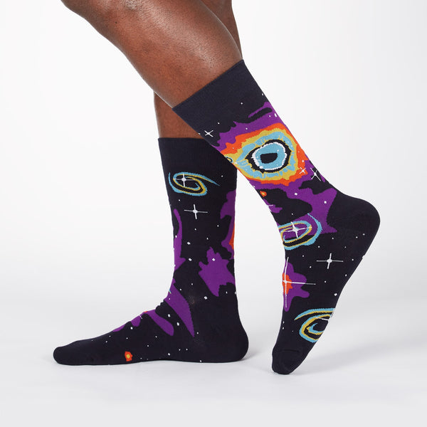 sock it to me Men's Helix Nebula Crew Socks