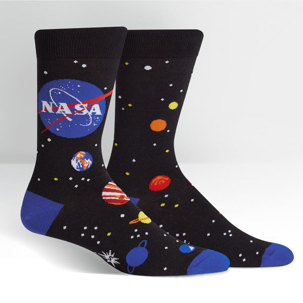 Sock It To Me Men's Solar System Crew Socks