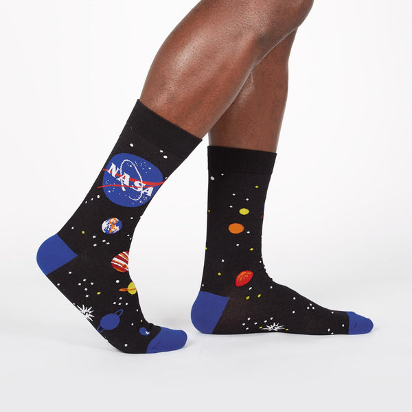 sock it to me Men's Solar System Crew Socks