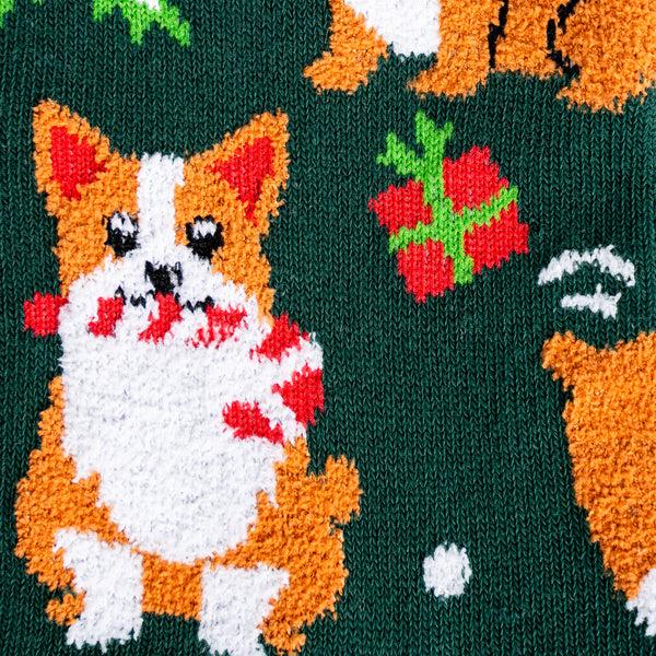 Sock It To Me Merry Corgmas Crew Socks
