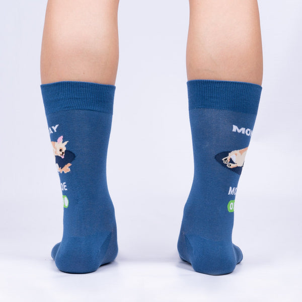 Sock It To Me Monday Mode On Men's Crew Socks