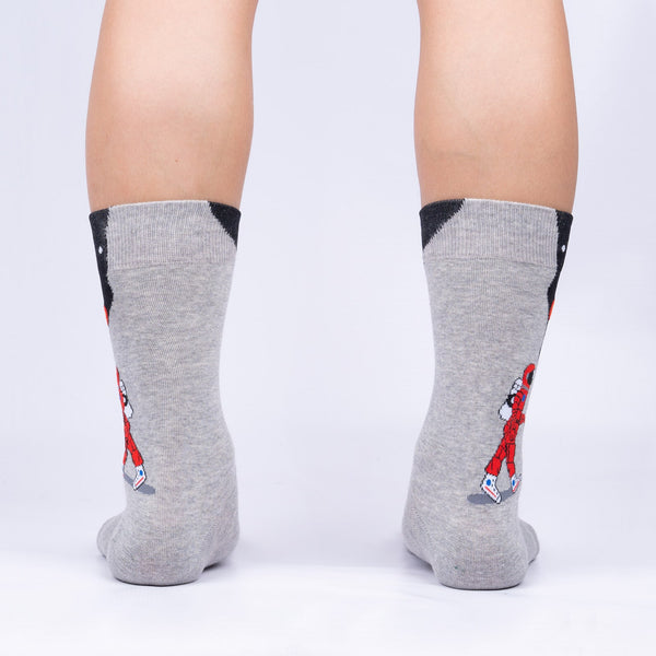 Sock It To Me Moon Walk In The Morning Crew Socks