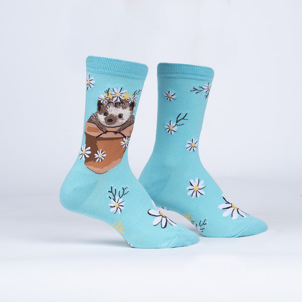 Sock It To Me My Dear Hedgehog Crew Socks