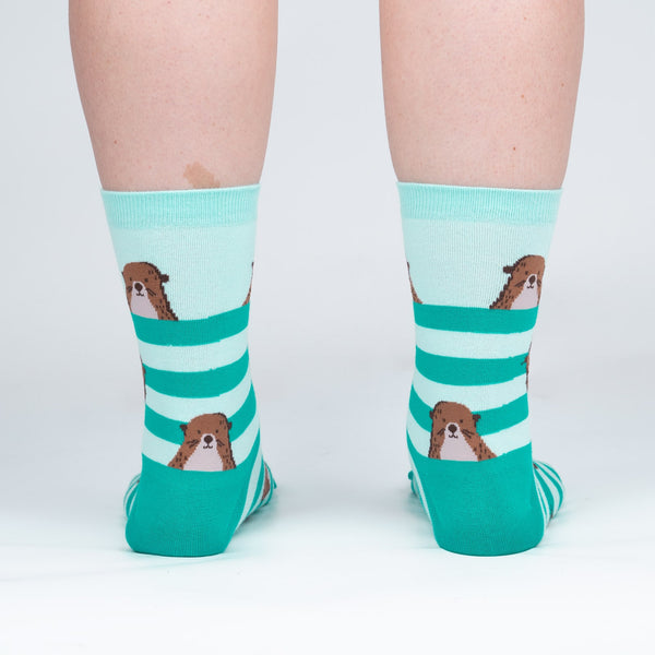 Sock It To Me My Otter Foot Crew Socks
