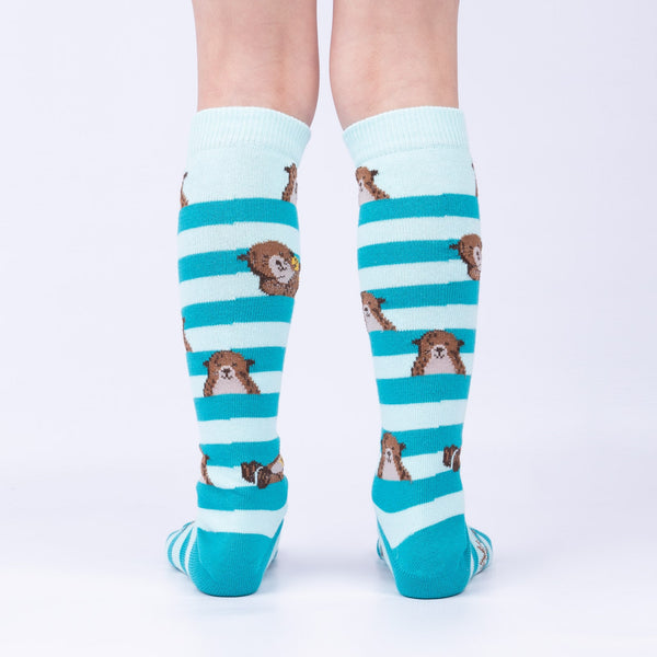 Sock It To Me My Otter Foot Youth Knee High Socks