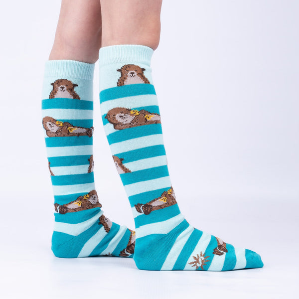 sock it to me My Otter Foot Youth Knee High Socks