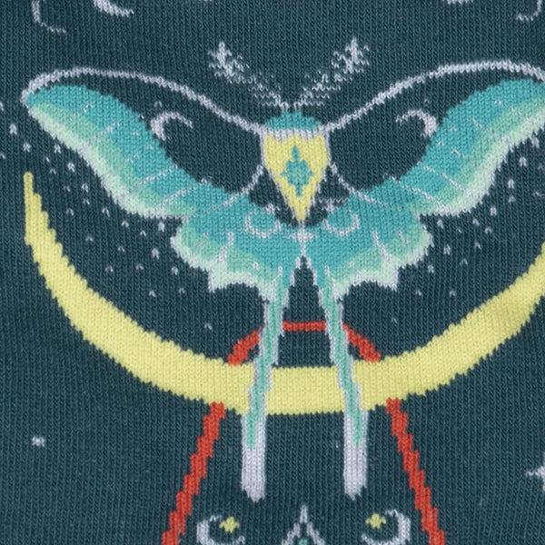 Sock It To Me Mystic Moth Knee High Socks