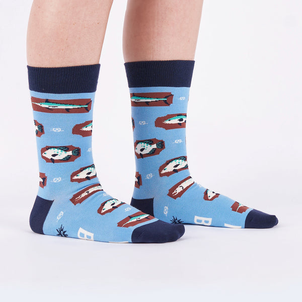 sock it to me Nice Bass Crew Socks